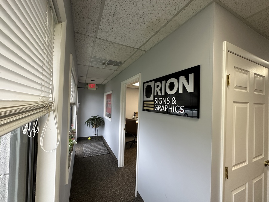 Custom Lobby Sign Of Orion Signs And Graphics
